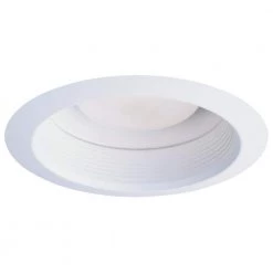 30 Series 6 in. White Recessed Ceiling Light Fixture Trim Kit with Air-Tite Baffle and Reflector by Halo