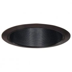 6 in. Tuscan Bronze Recessed Ceiling Light Black Coilex Baffle and Trim by Halo