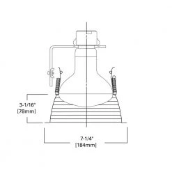 6 in. Tuscan Bronze Recessed Ceiling Light Black Coilex Baffle and Trim by Halo -Halo Shop halo recessed lighting trims 310tbz a0 1000