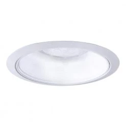310 Series 6 in. White Recessed Ceiling Light Fixture Trim with Coilex Baffle by Halo