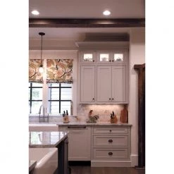 4 in. White Recessed Light Baffle with White Trim by Halo -Halo Shop halo recessed lighting trims 4013wb 31 1000