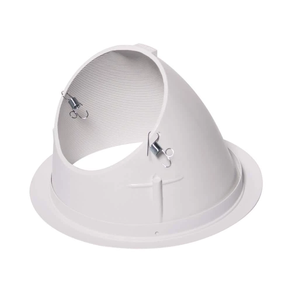 6 in. White Recessed Lighting with Sloped Ceiling Trim with Baffle by Halo 4 6 in. White Recessed Lighting with Sloped Ceiling Trim with Baffle by Halo - Image 2