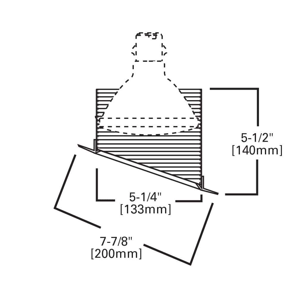 6 in. White Recessed Lighting Sloped Ceiling Trim with Coilex Baffle by Halo 4 6 in. White Recessed Lighting Sloped Ceiling Trim with Coilex Baffle by Halo - Image 2
