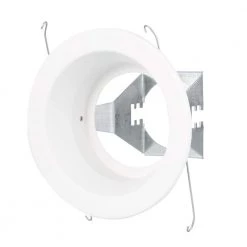 5 in. White Recessed Ceiling Light Trim with Open Splay by Halo -Halo Shop halo recessed lighting trims 5000p 40 1000