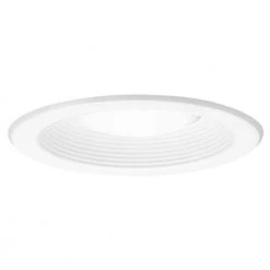 5 in. White Recessed Ceiling Light Trim with Open Splay by Halo