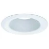 E26 Series 6 in. White Recessed Ceiling Light Tapered Baffle with Self Flanged White Trim Ring by Halo -Halo Shop halo recessed lighting trims 6109wb 64 1000