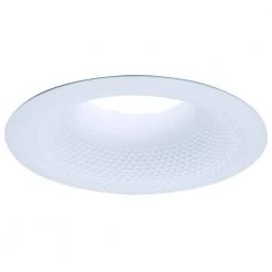 E26 Series 6 in. White Recessed Ceiling Light Perftex Baffle with Self Flanged White Trim Ring by Halo