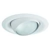 E26 Series 6 in. White Recessed Ceiling Light Fixture Trim with Adjustable Eyeball by Halo -Halo Shop halo recessed lighting trims 6130wh 64 1000