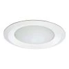 E26 Series 6 in. White Recessed Ceiling Light Fixture Trim with Frosted Glass Lens, Wet Rated Shower Light by Halo 2 E26 Series 6 in. White Recessed Ceiling Light Fixture Trim with Frosted Glass Lens, Wet Rated Shower Light by Halo -Halo Shop halo recessed lighting trims 6150wh 64 1000