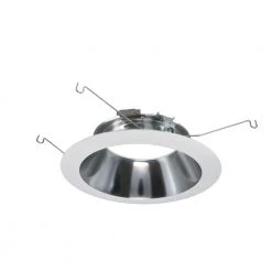 ML 6 in. White LED Recessed Ceiling Light Specular Reflector and Flange Attachable Module Trim by Halo