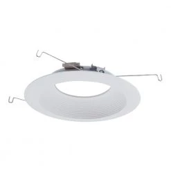 696 Series 6 in. White Recessed Trim with White Baffle by Halo