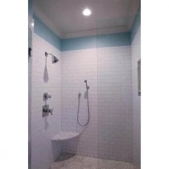 6 in. White Recessed Ceiling Light Trim with Albalite Glass Lens, Wet Rated Shower Light by Halo 10 6 in. White Recessed Ceiling Light Trim with Albalite Glass Lens, Wet Rated Shower Light by Halo -Halo Shop halo recessed lighting trims 70ps 1f 1000