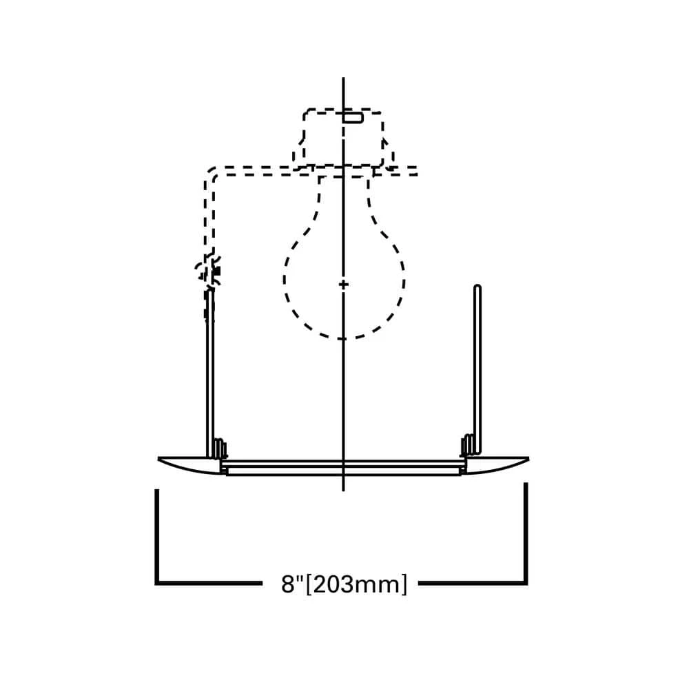 6 in. White Recessed Ceiling Light Trim with Albalite Glass Lens, Wet Rated Shower Light by Halo 4 6 in. White Recessed Ceiling Light Trim with Albalite Glass Lens, Wet Rated Shower Light by Halo - Image 2