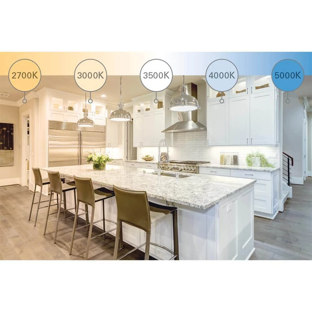 BLD 4 in. White Integrated LED Recessed Ceiling Mount Light Trim Selectable CCT (2700K-5000K) by Halo 7 BLD 4 in. White Integrated LED Recessed Ceiling Mount Light Trim Selectable CCT (2700K-5000K) by Halo - Image 5