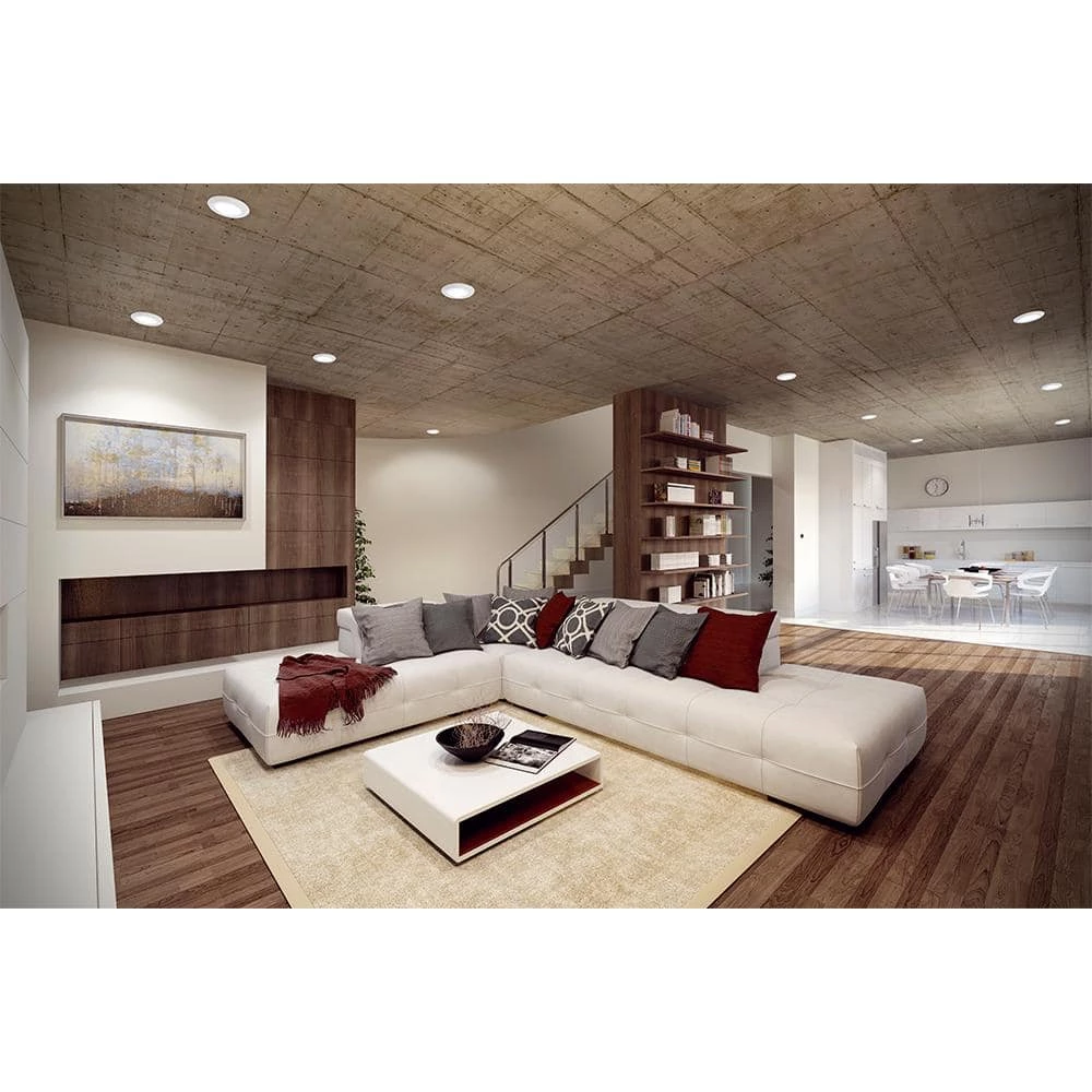 BLD 4 in. White Integrated LED Recessed Ceiling Mount Light Trim Selectable CCT (2700K-5000K) by Halo 6 BLD 4 in. White Integrated LED Recessed Ceiling Mount Light Trim Selectable CCT (2700K-5000K) by Halo - Image 4