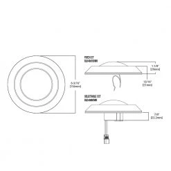 4 in. 2700K-5000K White Integrated LED Recessed Ceiling Mount Light Trim Selectable CCT Title 20 Compliant by Halo -Halo Shop halo recessed lighting trims bld4089swhr ca 40 1000