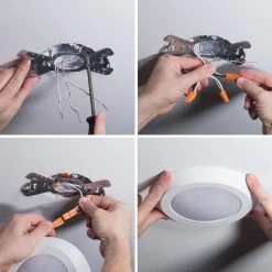 BLD 6 in. White Integrated LED Recessed Ceiling Mount Light Trim 3000K Soft White by Halo -Halo Shop halo recessed lighting trims bld606930whr 66 1000 1