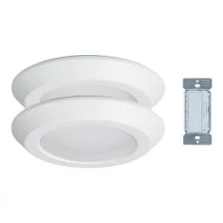 6 in. Tunable CCT Smart Integrated LED White Recessed Light Trim and In-Wall Accessory Dimmer use w/Home Lights (2-Pack) by Halo