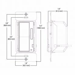 6 in. Tunable CCT Smart Integrated LED White Recessed Light Trim and In-Wall Accessory Dimmer use w/Home Lights (2-Pack) by Halo 20 6 in. Tunable CCT Smart Integrated LED White Recessed Light Trim and In-Wall Accessory Dimmer use w/Home Lights (2-Pack) by Halo -Halo Shop halo recessed lighting trims bld6acc 2pk 76 1000