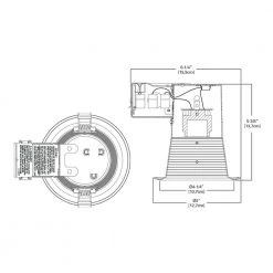 CEZ 4 in. White Recessed Light Canless EZ-Trim, Lamp-Based Direct Mount by Halo -Halo Shop halo recessed lighting trims cez4125e26wbicat c3 1000