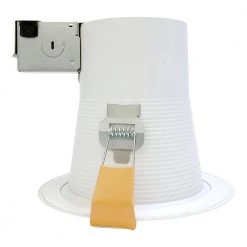 CEZ 6 in. White Recessed Light Canless EZ-Trim GU24 Lamp-Based Direct Mount by Halo 18 CEZ 6 in. White Recessed Light Canless EZ-Trim GU24 Lamp-Based Direct Mount by Halo -Halo Shop halo recessed lighting trims cez6125gu24wbicat 4f 1000