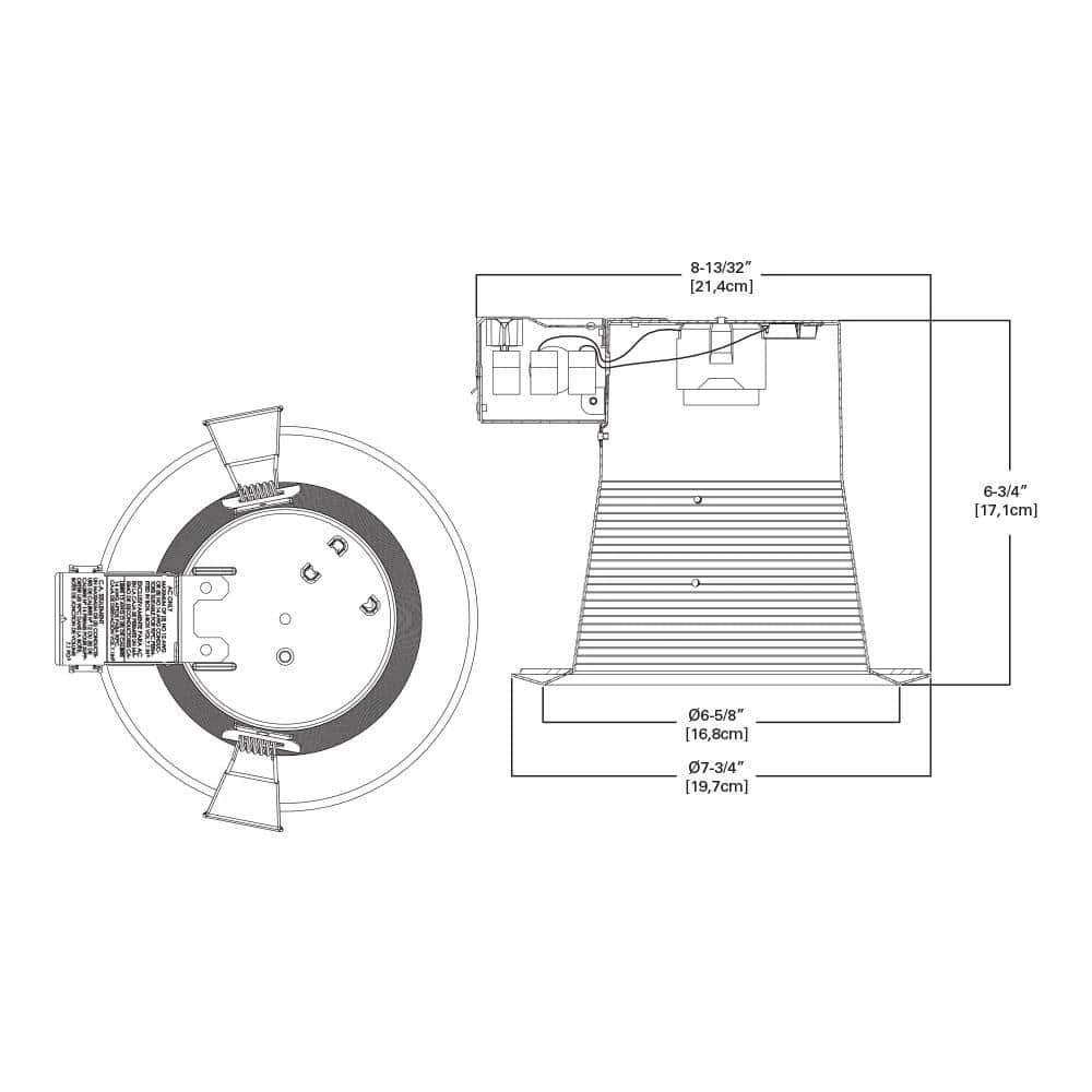 CEZ 6 in. White Recessed Light Canless EZ-Trim GU24 Lamp-Based Direct Mount by Halo 8 CEZ 6 in. White Recessed Light Canless EZ-Trim GU24 Lamp-Based Direct Mount by Halo - Image 6