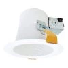 CEZ 6 in. White Recessed Light EZ-Trim Shallow Canless GU24 Lamp-Based Direct Mount by Halo