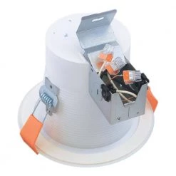 CEZ 6 in. White Recessed Light EZ-Trim Shallow Canless GU24 Lamp-Based Direct Mount by Halo -Halo Shop halo recessed lighting trims cez6126gu24wbicat 77 1000