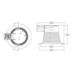CEZ 6 in. White Recessed Light EZ-Trim Shallow Canless GU24 Lamp-Based Direct Mount by Halo -Halo Shop halo recessed lighting trims cez6126gu24wbicat c3 1000