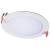 HLB6 Series 6 in. 2700K-5000K Tunable CCT Smart Integrated LED White Recessed Downlight, Round Trim (1-Qty) by Halo -Halo Shop halo recessed lighting trims hlb6099ble40awh 64 1000