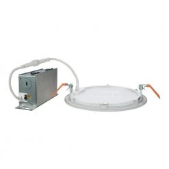HLB6 Series 6 in. 2700K-5000K Tunable CCT Smart Integrated LED White Recessed Downlight, Round Trim (1-Qty) by Halo -Halo Shop halo recessed lighting trims hlb6099ble40awh a0 1000