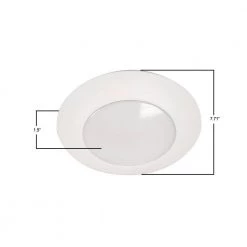 HLC 6 in. 3000K Integrated LED Recessed Light Trim (6-Pack) and Bronze Motion Activated Twin-Head LED Flood Light by Halo -Halo Shop halo recessed lighting trims hlc6 mst18ldf 1d 1000