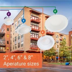 LCR2, 2 in. Selectable CCT Canless Integrated LED White Recessed Light, Surface Mount Trim Retrofit Module (2-Pack) by Halo -Halo Shop halo recessed lighting trims lcr2 2pk 77 1000