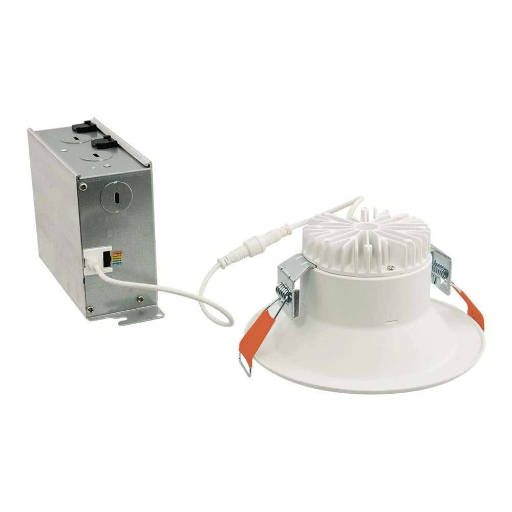 LCR6 Series 6 in. Selectable Round Canless Integrated LED Recessed Retrofit LED Module with White Trim 3000 Lumens by Halo 9 LCR6 Series 6 in. Selectable Round Canless Integrated LED Recessed Retrofit LED Module with White Trim 3000 Lumens by Halo - Image 7