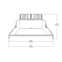 LCR8 8 in. Soft White Selectable CCT Integrated LED Recessed Light with Round Surface Mount White Trim Retrofit Module by Halo -Halo Shop halo recessed lighting trims lcr8509fse010mw 40 1000