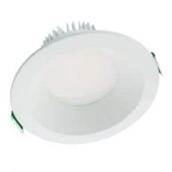 LCR8 8 in. Soft White Selectable CCT Integrated LED Recessed Light with Round Surface Mount White Trim Retrofit Module by Halo