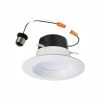 LT4 Series 4 in. Selectable CCT (3000K-5000K) Integrated LED, White Recessed Light, Dimmable Retrofit Trim by Halo 2 LT4 Series 4 in. Selectable CCT (3000K-5000K) Integrated LED, White Recessed Light, Dimmable Retrofit Trim by Halo -Halo Shop halo recessed lighting trims lt4069fs351ewhr 64 1000