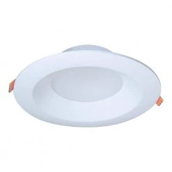 LT6 Series 6 in. Selectable CCT (3000K-5000K) Canless Integrated LED White Recessed Light Trim, Direct Mount, Dimmable by Halo