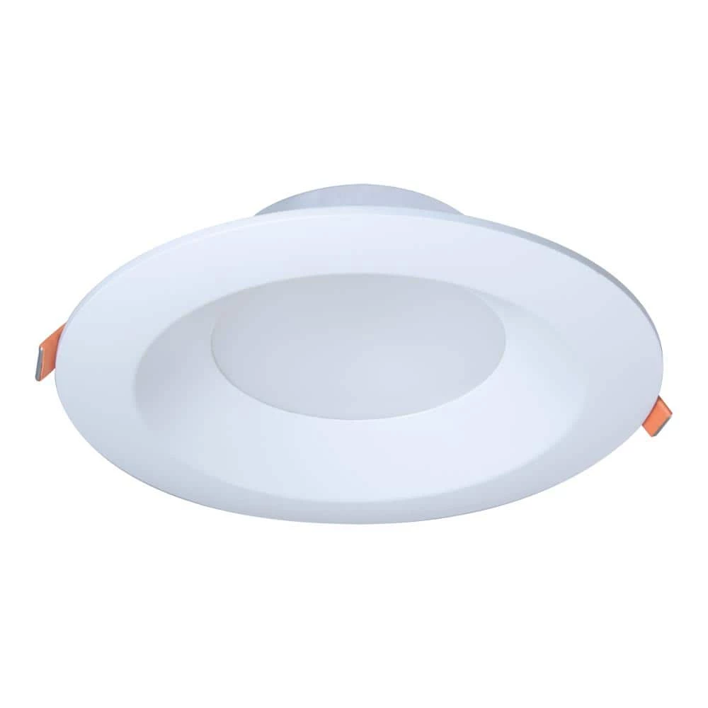 LT6 Series 6 in. Selectable CCT (3000K-5000K) Canless Integrated LED White Recessed Light Trim, Direct Mount, Dimmable by Halo 3 LT6 Series 6 in. Selectable CCT (3000K-5000K) Canless Integrated LED White Recessed Light Trim, Direct Mount, Dimmable by Halo
