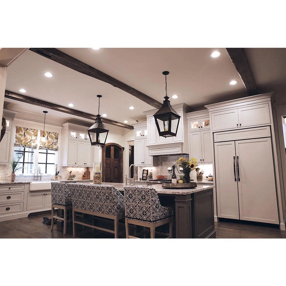 5 in. and 6 in. 3000K White Integrated LED Adjustable Gimbal Recessed Trim Module 90 CRI CCT Title 20 Compliant by Halo 6 5 in. and 6 in. 3000K White Integrated LED Adjustable Gimbal Recessed Trim Module 90 CRI CCT Title 20 Compliant by Halo - Image 4