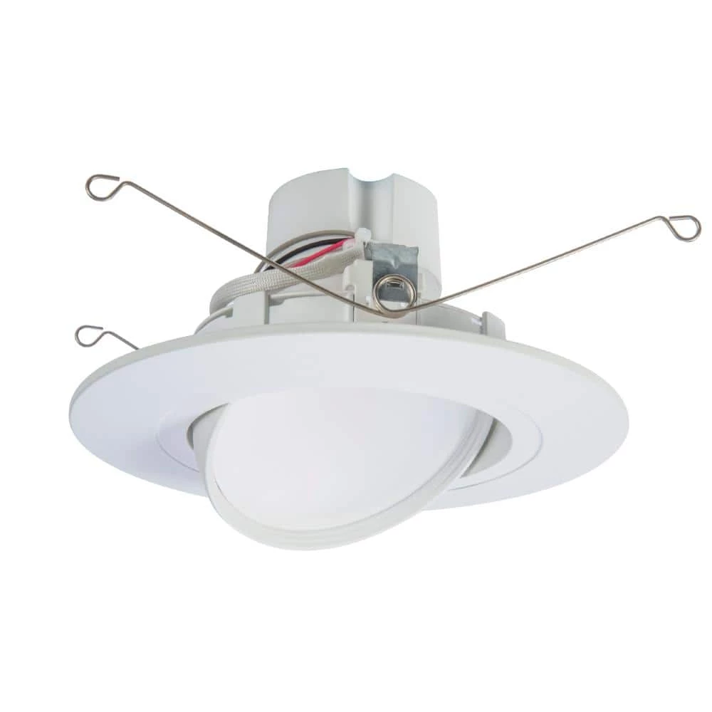 5/6 in. 2700-5000K Selectable CCT Integrated LED White Retrofit LED Module Recessed Light with Gimbal Trim by Halo 3 5/6 in. 2700-5000K Selectable CCT Integrated LED White Retrofit LED Module Recessed Light with Gimbal Trim by Halo