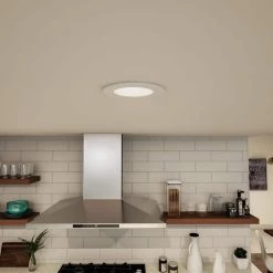 RL 4 in. 3500K Color Temperature Integrated LED Recessed Retrofit Ceiling Light Trim with 90 CRI, Title 20 Compliant by Halo -Halo Shop halo recessed lighting trims rl460wh935 ca 4f 1000