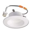 RL 4 in. 3500K Color Temperature Integrated LED Recessed Retrofit Ceiling Light Trim with 90 CRI, Title 20 Compliant by Halo 2 RL 4 in. 3500K Color Temperature Integrated LED Recessed Retrofit Ceiling Light Trim with 90 CRI, Title 20 Compliant by Halo -Halo Shop halo recessed lighting trims rl460wh935 ca 64 1000