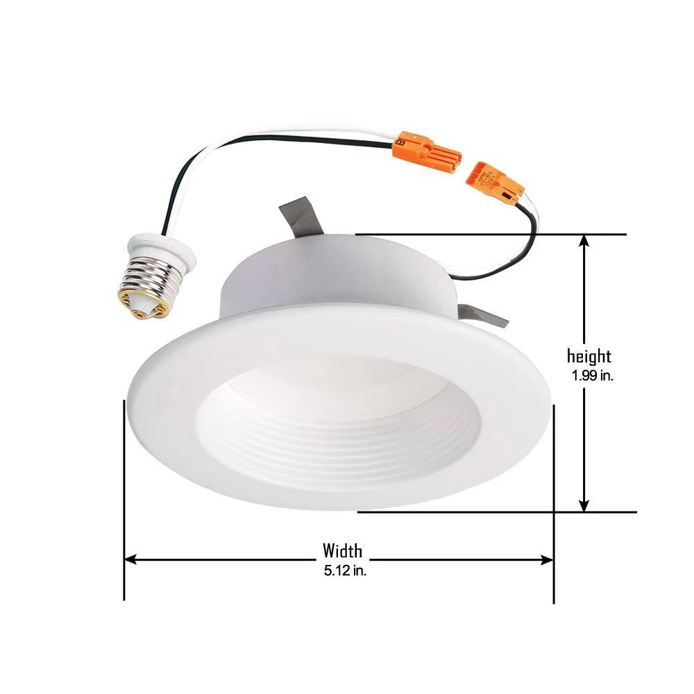 RL 4 in. Selectable CCT Integrated LED Recessed Trim and Bronze Motion Activated Twin-Head Integrated LED Flood Light by Halo 7 RL 4 in. Selectable CCT Integrated LED Recessed Trim and Bronze Motion Activated Twin-Head Integrated LED Flood Light by Halo - Image 5