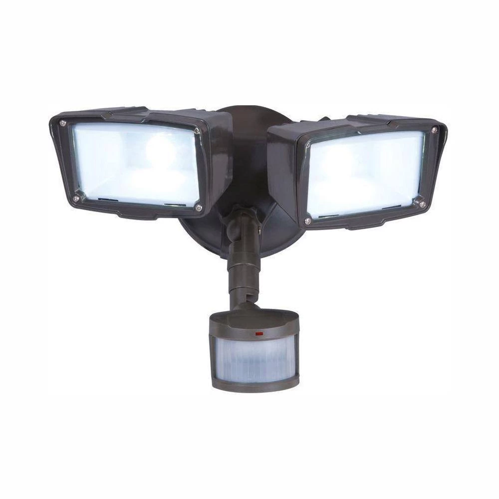 RL 4 in. Selectable CCT Integrated LED Recessed Trim and Bronze Motion Activated Twin-Head Integrated LED Flood Light by Halo 5 RL 4 in. Selectable CCT Integrated LED Recessed Trim and Bronze Motion Activated Twin-Head Integrated LED Flood Light by Halo - Image 3