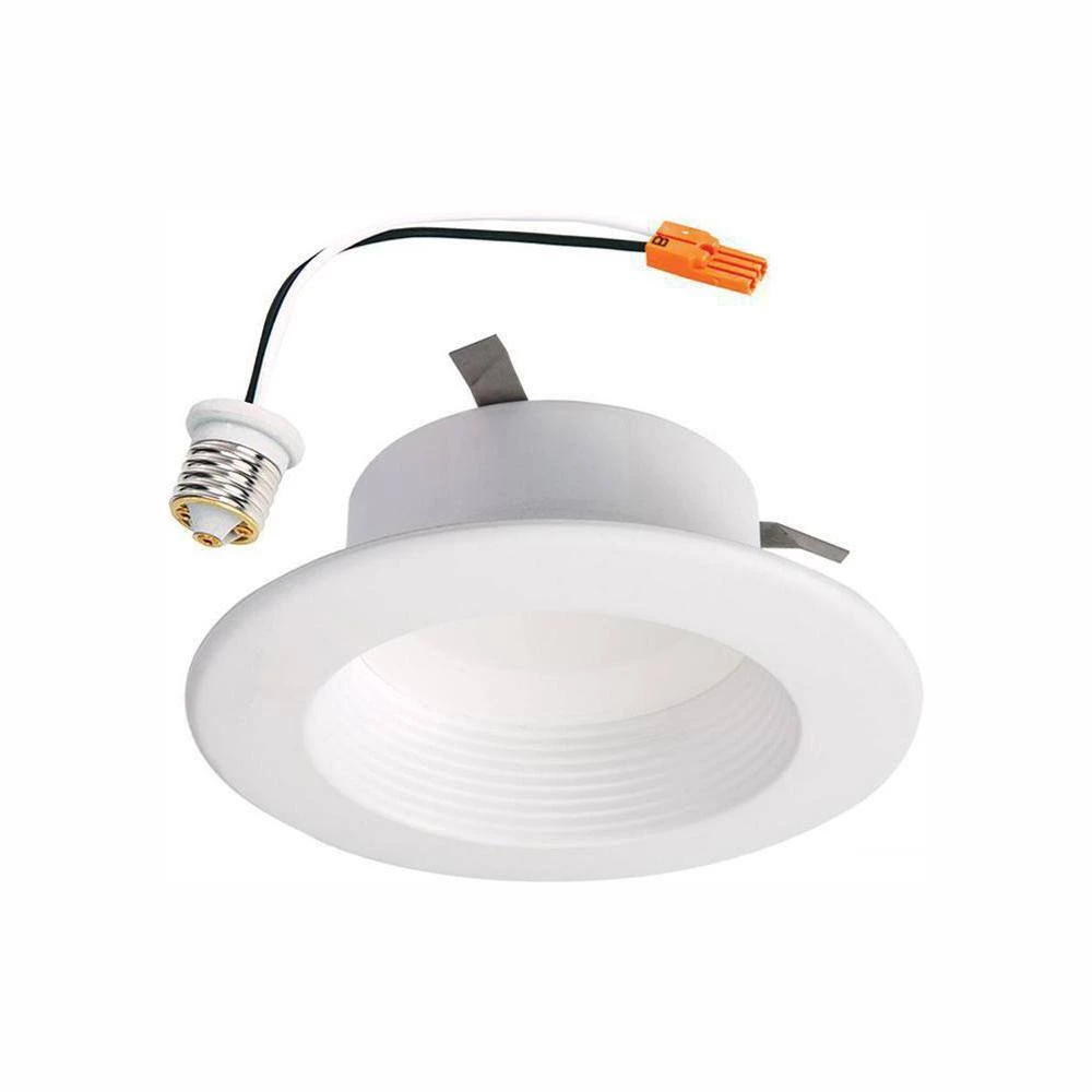 RL 4 in. Selectable CCT Integrated LED Recessed Trim and Bronze Motion Activated Twin-Head Integrated LED Flood Light by Halo 4 RL 4 in. Selectable CCT Integrated LED Recessed Trim and Bronze Motion Activated Twin-Head Integrated LED Flood Light by Halo - Image 2