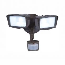 RL 5 in./6 in. Selectable CCT Integrated LED Recessed Trim and Bronze Motion Activated Outdoor Security FloodLight by Halo 15 RL 5 in./6 in. Selectable CCT Integrated LED Recessed Trim and Bronze Motion Activated Outdoor Security FloodLight by Halo -Halo Shop halo recessed lighting trims rl56 mst18ldf 1d 1000