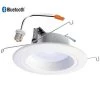 5 in. and 6 in. White Smart Bluetooth Integrated LED Recessed Downlight with Adjustable Color Temperature (2700K-5000K) by Halo 2 5 in. and 6 in. White Smart Bluetooth Integrated LED Recessed Downlight with Adjustable Color Temperature (2700K-5000K) by Halo -Halo Shop halo recessed lighting trims rl56069ble40awh 64 1000