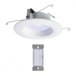 5 and 6 in. Tunable CCT Bluetooth Smart Integrated LED Recessed Trim with In-Wall Accessory Dimmer by HALO Home