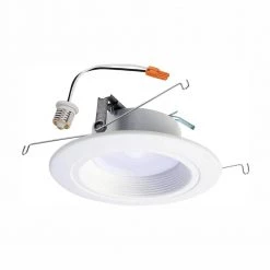 RL 5 in. and 6 in. 2700K-5000K White Integrated LED Recessed Ceiling Light Trim at Selectable CCT, (665 Lumens) by Halo